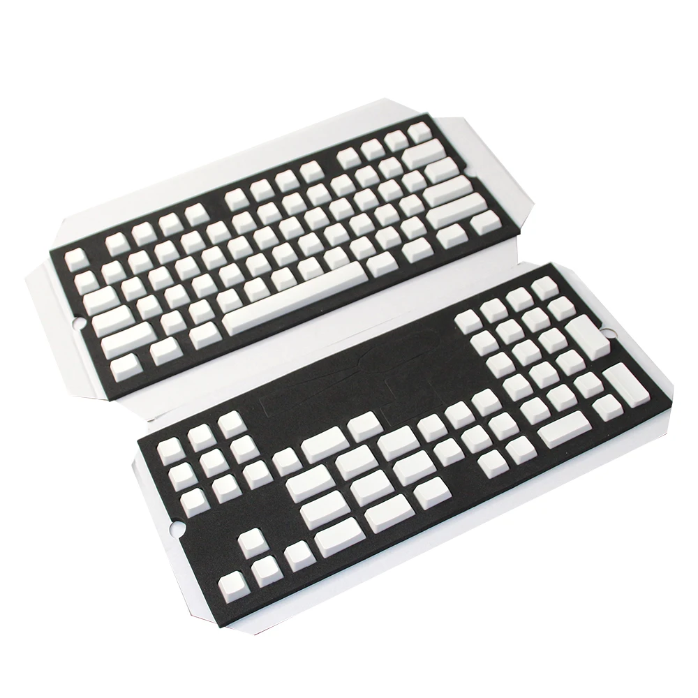 Subbank Sublimation Blanks Keycap Custom Printing Logo PBT Dye Keycaps Mechanical Keyboard Sublimation Keycaps104pcs