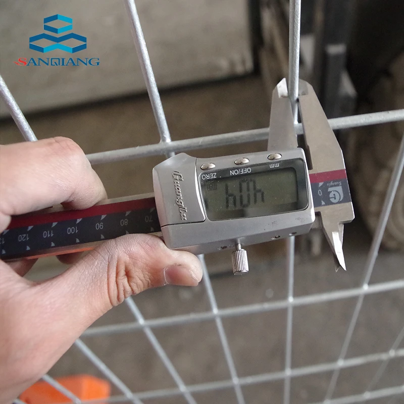 Removable fence Mobile construction site barrier galvanized temp fencing net temporary fence panels