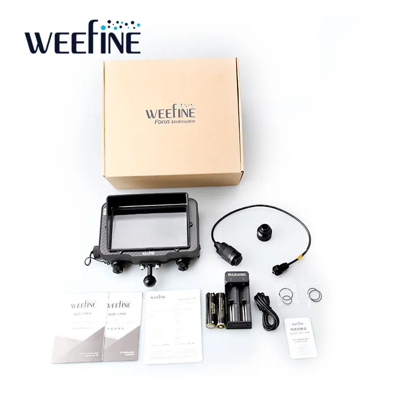 Weefine WED-7 PRO монитор для подводного плавания профессиональное оборудование дайвинга высокой четкости фотографа