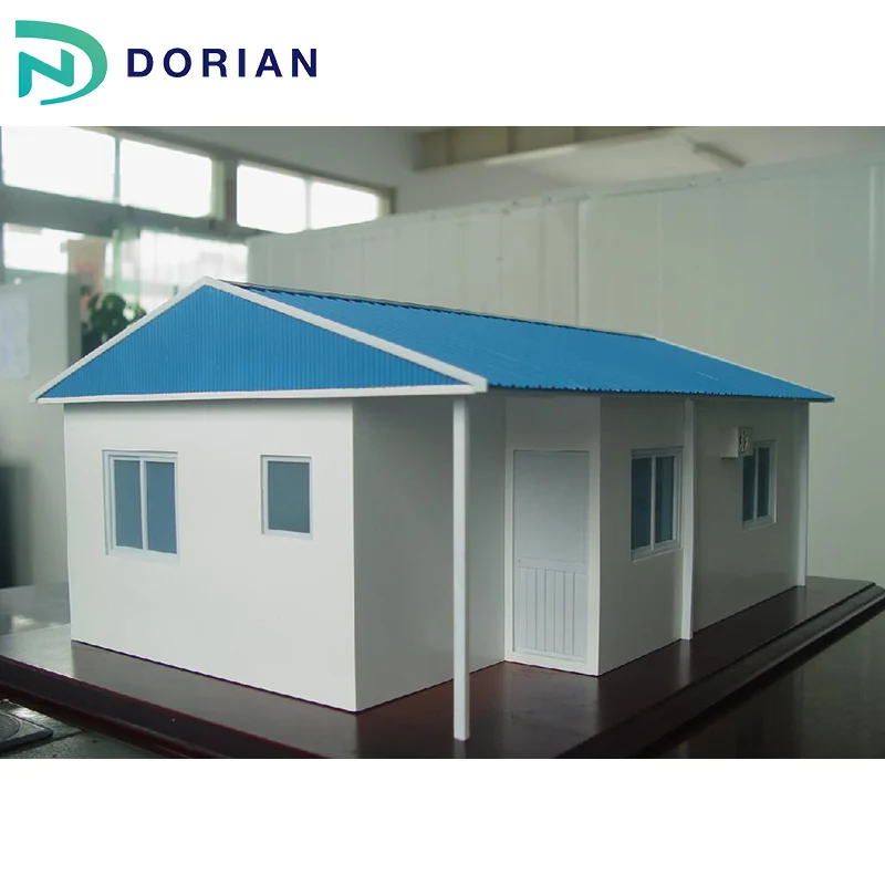 Mobile Sandwich Panel Structure Steel Prefab Warehouse With Steel Beams