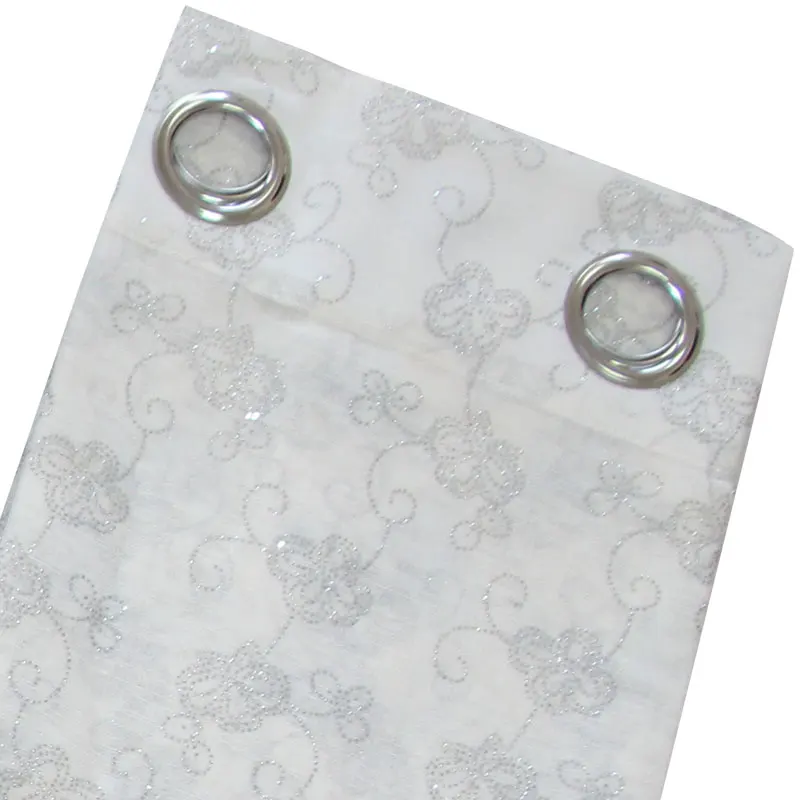 Rubber printed direct factory curtains New silver embossed rhinestone luxury living room bedroom blackout curtains