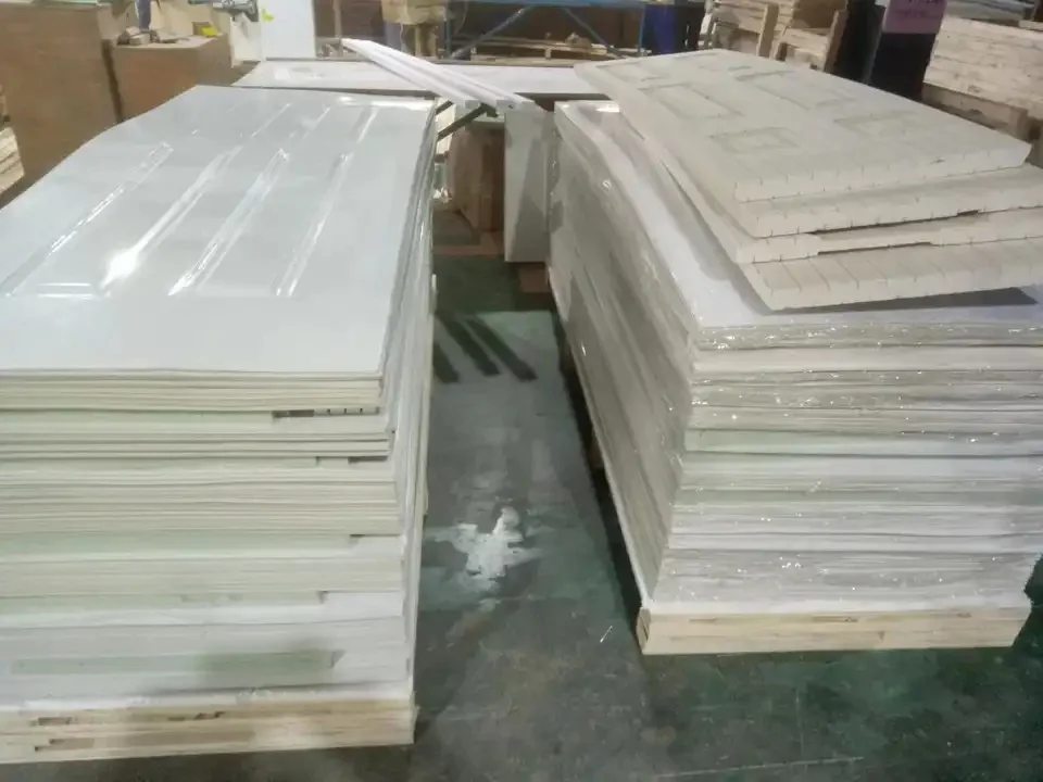 3mm 4mm 4.5mm Okoume Door Skin White Primer Door Skin Melamine Door Skin