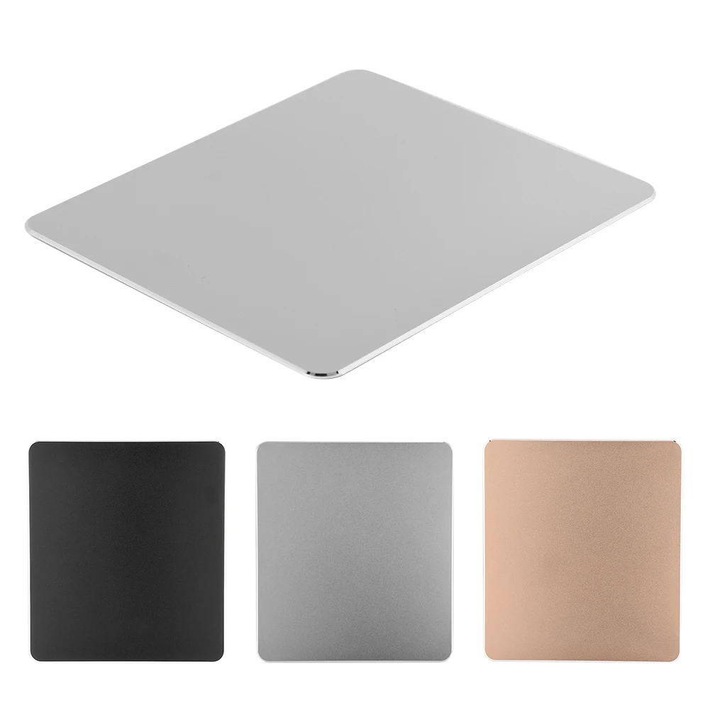 Thin and stylish pure metal mouse pad non-slip aluminum alloy mouse pad for computer and gaming