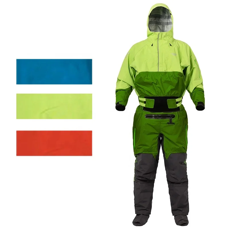Для взрослых рафтинг Дайвинг drysuit Каякинг сухой костюм для мужчин неопреновый капюшон