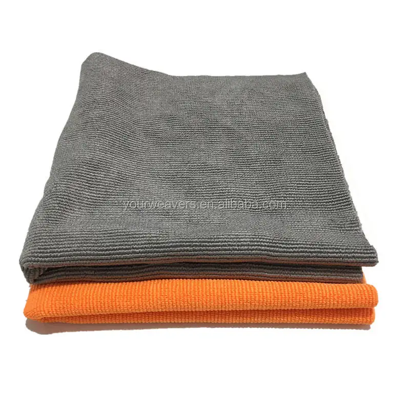 Hot Sale 40x40cm 400GSM Edgeless Microfiber Car Towel Auto Wash Polishing Buffing Microfiber Cleaning Cloth Roll with Logo