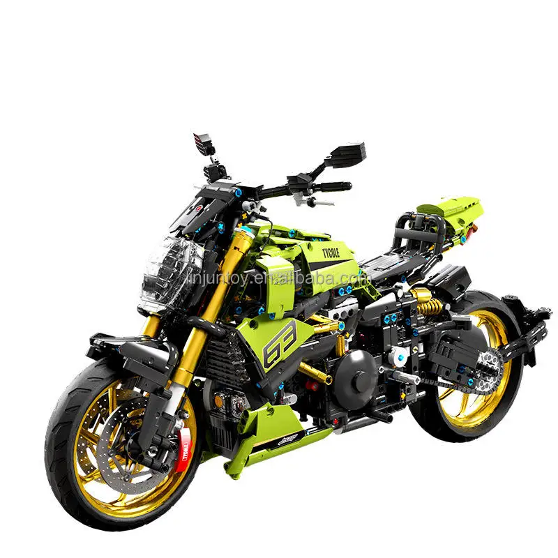 Новая серия T4021 в сборе Совместимая модель велосипеда MOC мини-кирпич мотоцикл XDiavel кирпич декоративные игрушки