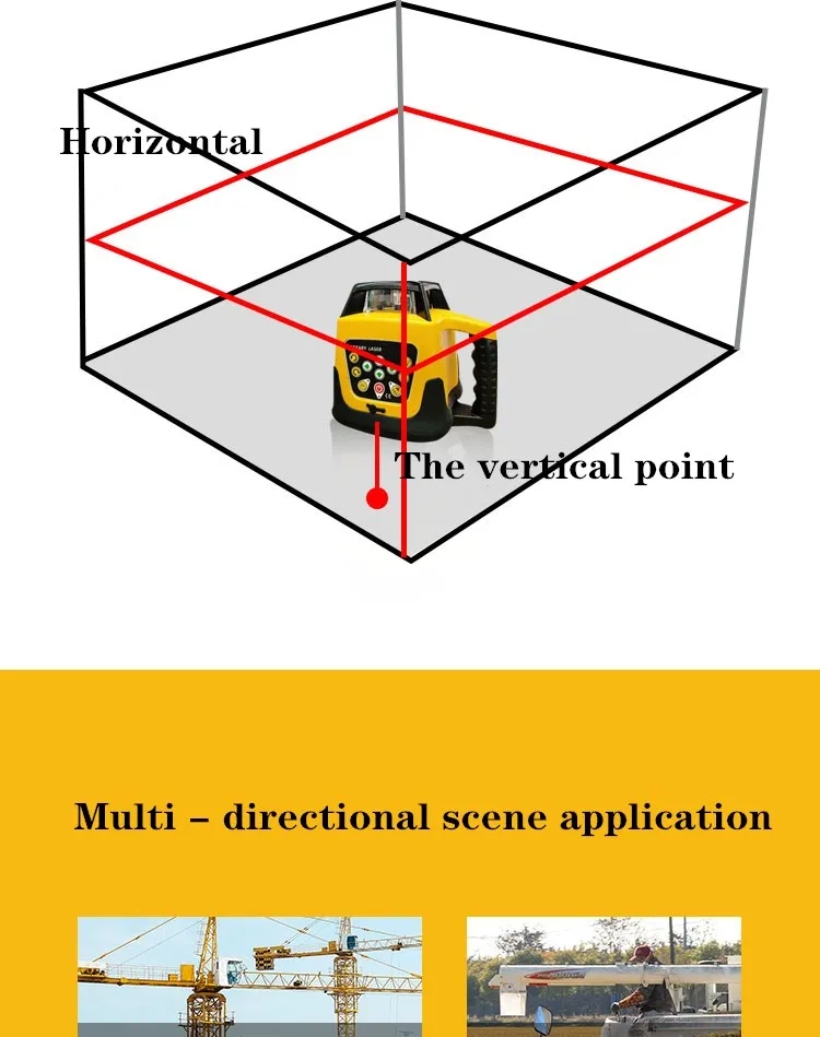 
The latest batch products Laser level green light 360 Rotary Laser Self-leveling Rotary Laser level 