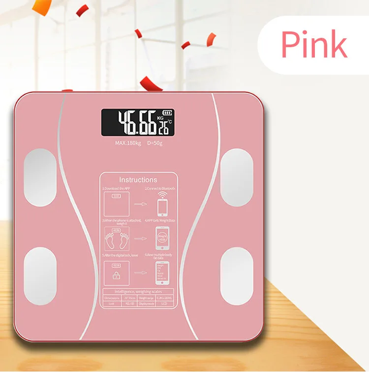 Accuracy Digital Bathroom Scale with Large Display for BMI Smart Scale for Body Weight and Fat Percentage