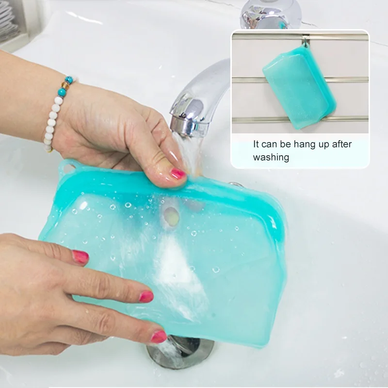 Экологически чистые силиконовые пакеты для хранения без бисфенола А