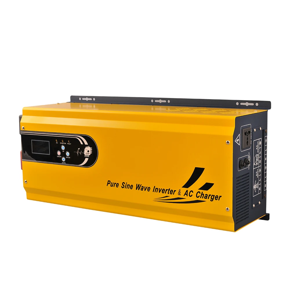 7000W Off Grid Inverter DC 48V 96V to AC110V/220V, 100% Pure Sine Wave Output Solar Wind Power Inverter 7KW