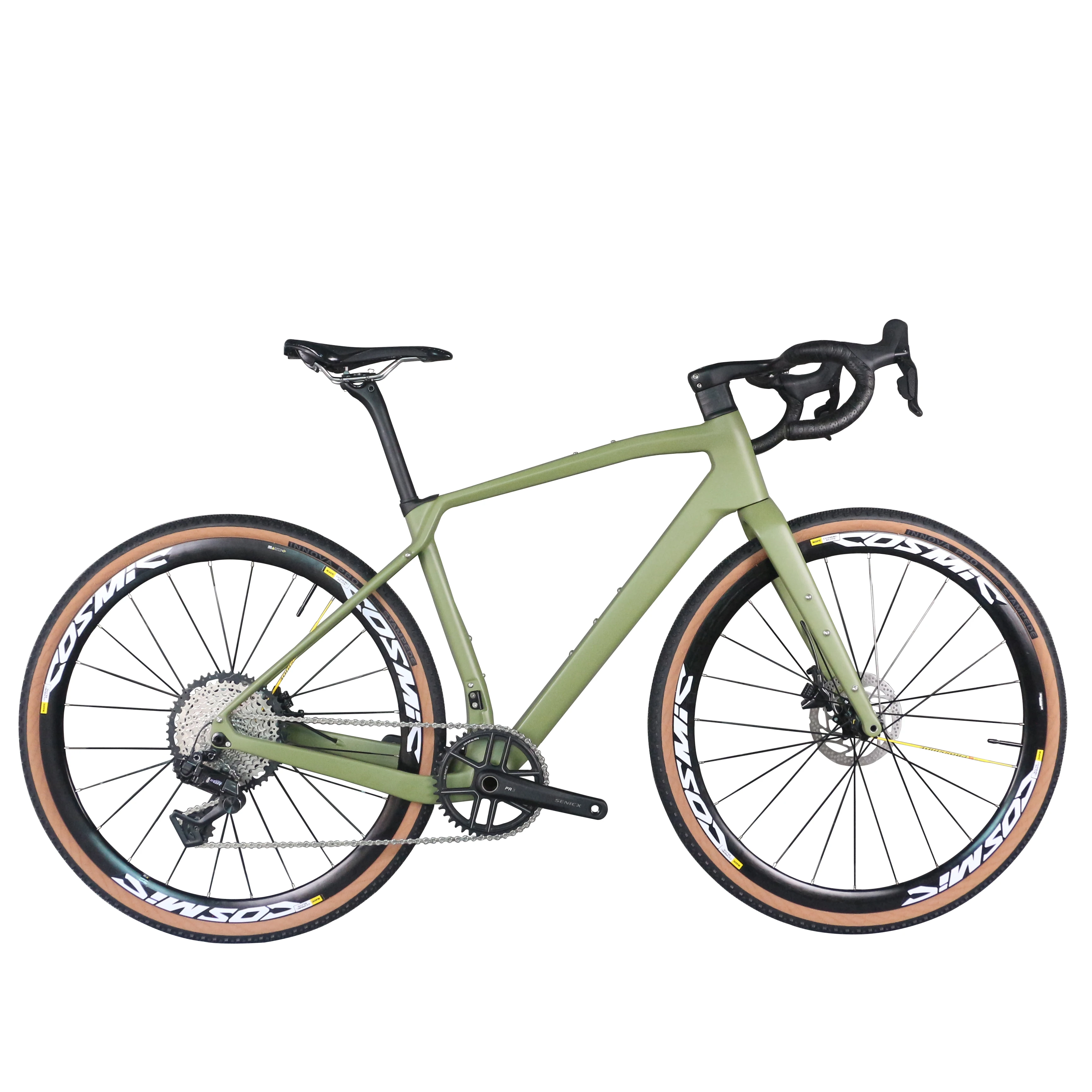 1x12 Speed Gravel Bike GR047 Hydraulic Di2 EGR Groupset Complete Bike Aluminum Wheelset 700x40C Tire