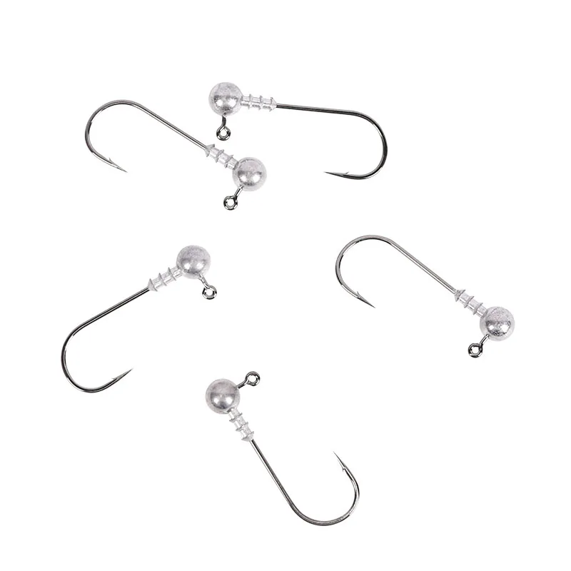 crank Jig head hook 3.5g 5g fishing hook lead Jig lure hard baits soft worm fishing tackle accessories