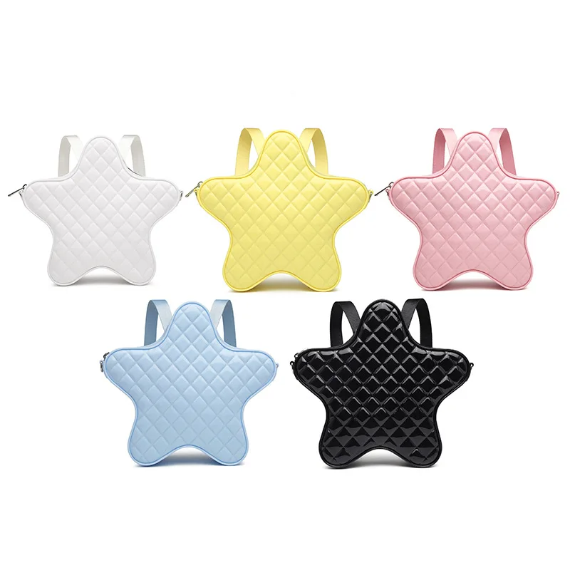 2024 Popular Candy Color Jelly Bag Star Style PVC Mini Sling Backpack Lovely Custom Cute Messenger Bag for Girls
