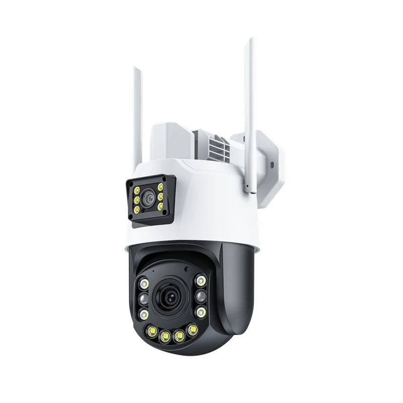 Цветная коробка с пользовательским логотипом 36X Zoom IP67 NVR Wlan безопасности Icsee Dual Lense IP Wifi камера