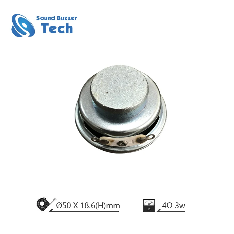 Free sample audio speaker 50mm full range mini speaker 4ohm 3w 5w 2 inch speakers