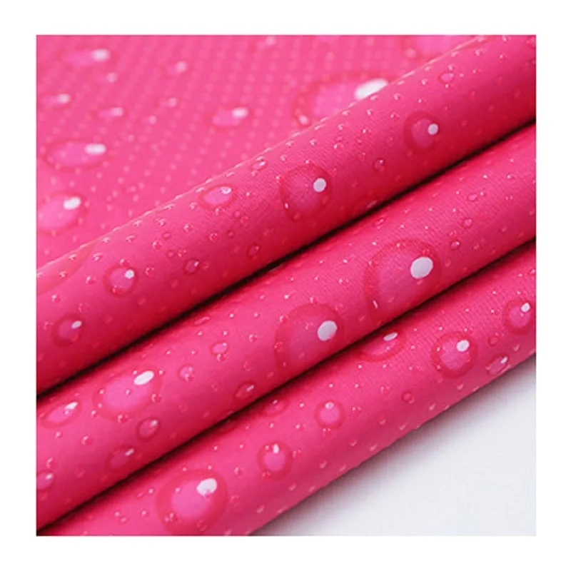 Polyester Tuff Printing Fabric Drop Plastic Anti-skid Pvc Fabric Pet Shop Anti-skid Sofa Cushion Fabric Wholesale