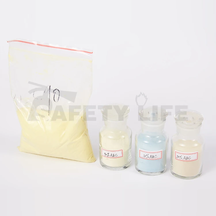 Dry Chemical Powder Abc Blue and pink 25kg Polly Waterproof Polly Bag 40% Abc and Bc Ammonium Phosphate