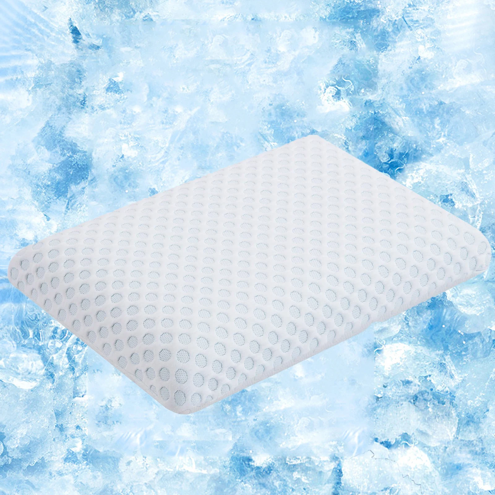 Comfortably Quality Sleeping Healthy Bed Bamboo Cooling 350Gsm Shredded Memory Foam Neck Pillow For Sleeping Shredded