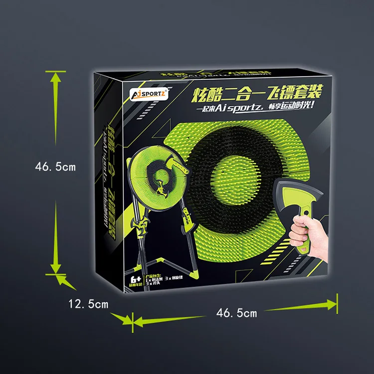 2024 Hot selling Portable Dart Board Set Shooting Axe Flying Star Indoor and Outdoor Games Youth Adult Safe Shooting Games