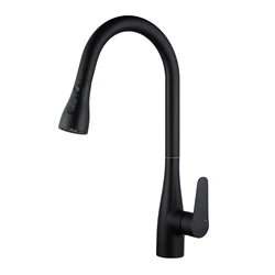 TB-4046 Tengbo Single Handle Pull Down Out Deck Mounted Hot and Cold Kitchen Sink Faucet Mixer Water Tap