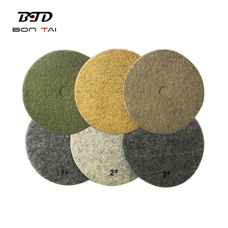 17 inch Dry Use Diamond Sponge Concrete Floor Polishing Pads (60698067800)