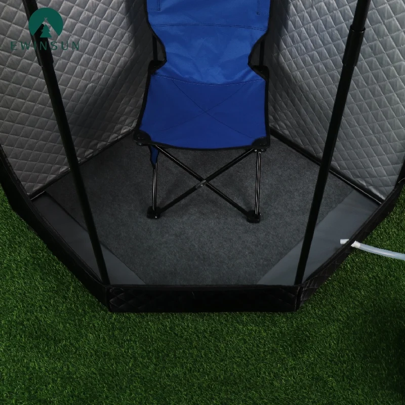 2024 New Design Home Use Foldable Full-Body Portable Sauna Wholesale Wet Spa Sauna Room