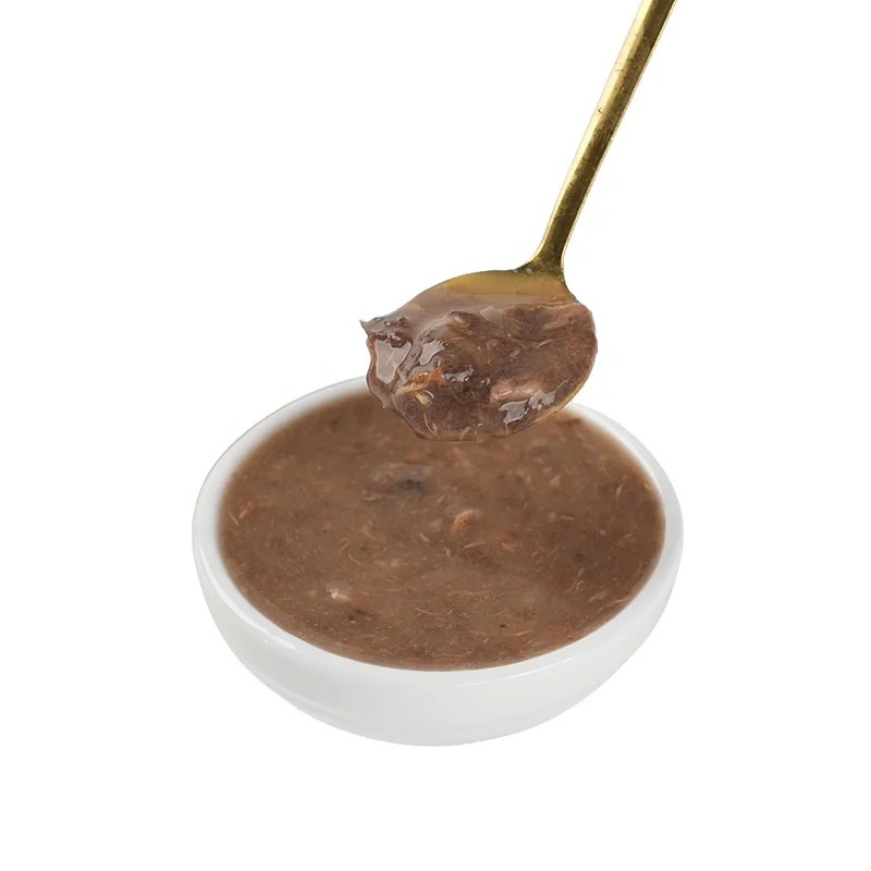 AIBAK Pet High-Quality Pet Food Tuna+ Meat Floss Canned 85G Best-Selling Wet Canned ODM Wet Cat Food OEM Factory Wholesale