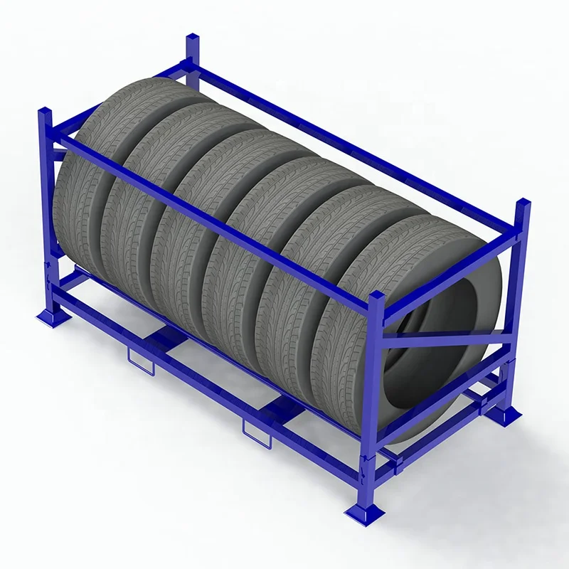 OEM ODM china commercial tyre racking heavy duty truck tire rack for tyre storage
