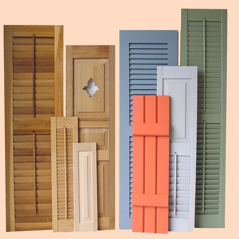 Factory Price Custom Wooden Plantation Window Shutters Direct From China