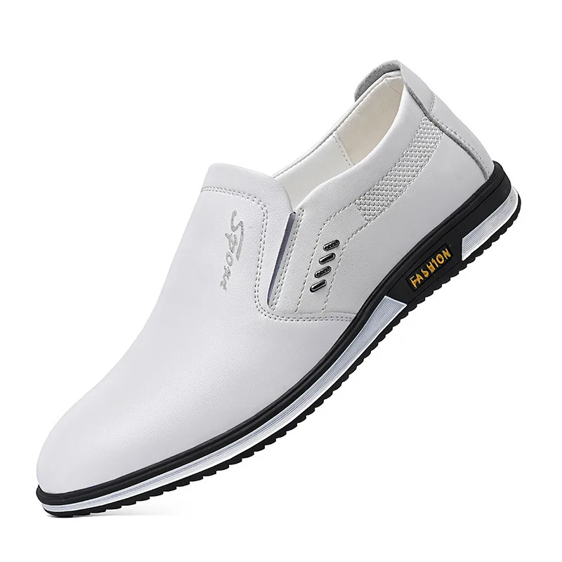 manufacturing genuine golf height increasing chaussure patent boat  for men  leather shoes