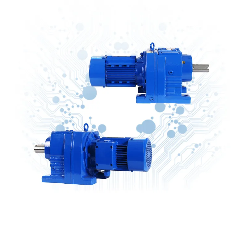 R series speed gear planetary gearbox High-torque R series gear speed reducer helical gear motor reduction gearbox