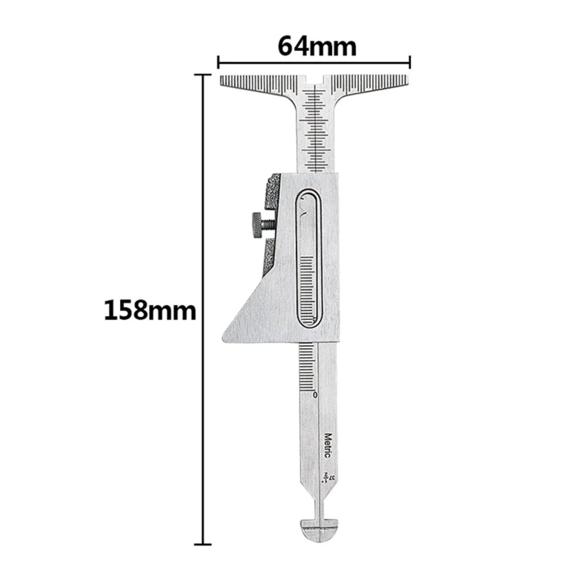 Stainless Steel Height Welding Gauge Calibrador de Soldadura Measuring Tool