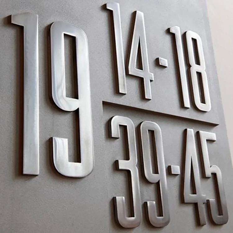3d Letters Business Signs logo Custom Backlit Sign Front Shop Wall Stainless Steel Letter Outdoor c Metal