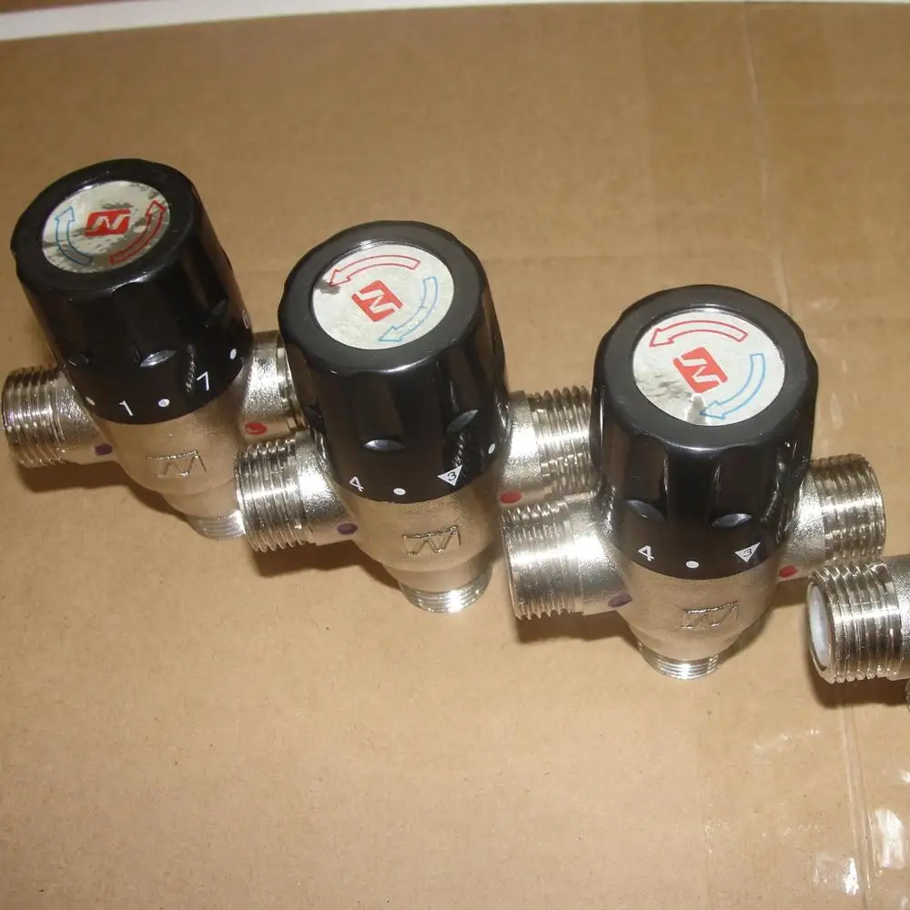 THERMOSTATIC MIXING VALVE WITH CHECK VALVE Solar Water Heater Parts