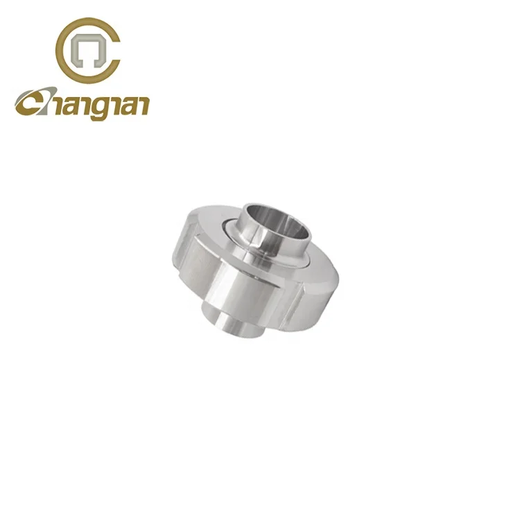 Sanitary SMS 316 pipe fitting male female stainless steel union