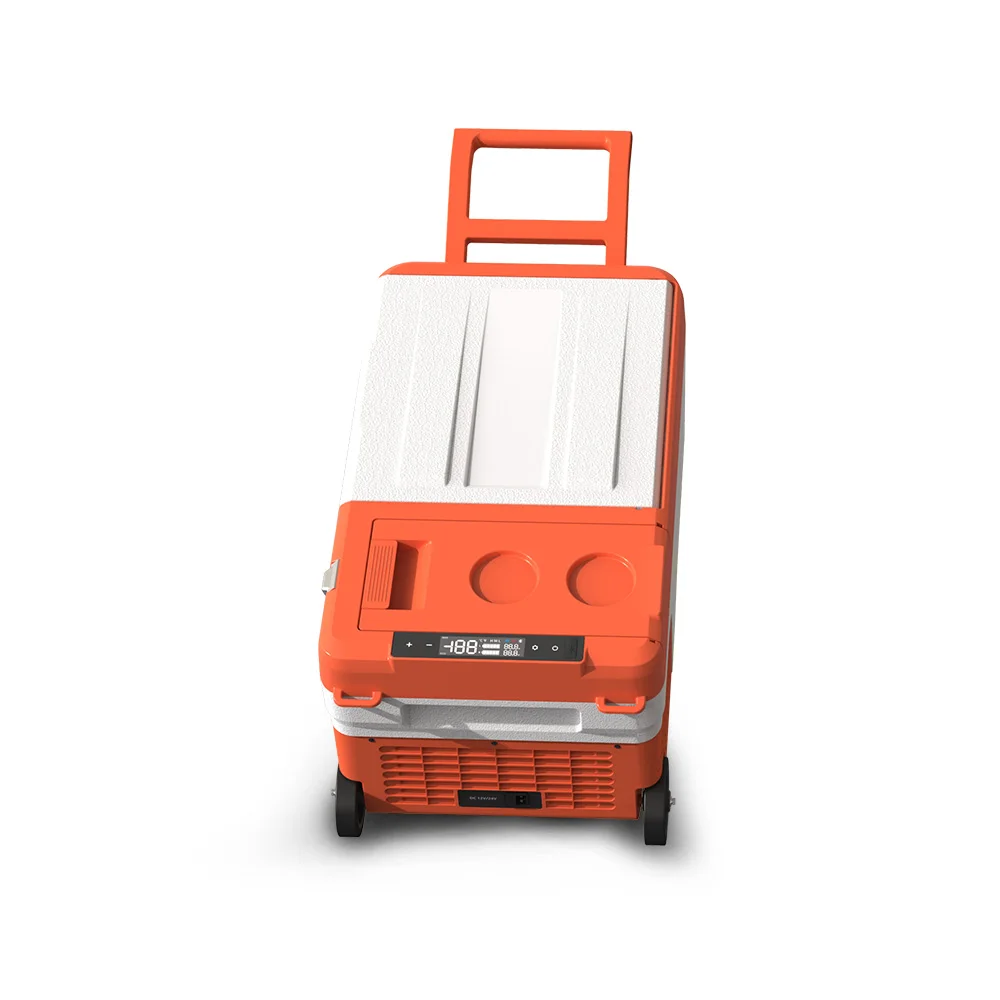 Alpicool MT35 portable CFC free 12v 220v car freezer optional heating model fridge dual battery cases refrigerator