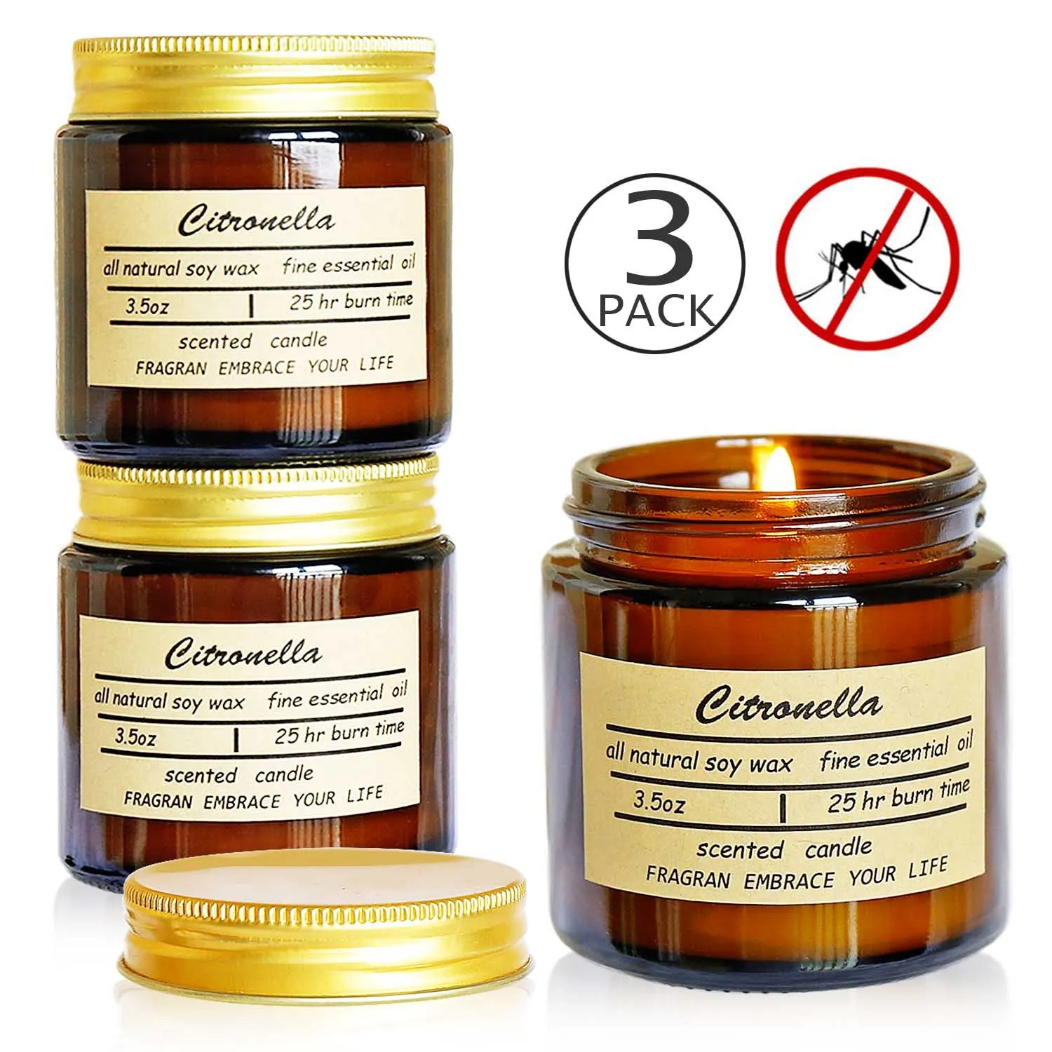 humidifier difuser aroma diffuser home decor luxurious soy wax candles container wholesale black amber glass candle jars moule