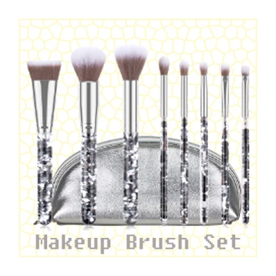 Plastic 20pcs professional brushes custom order cosmetic ferrule makeup brush Makeup Brush Set for wholesales