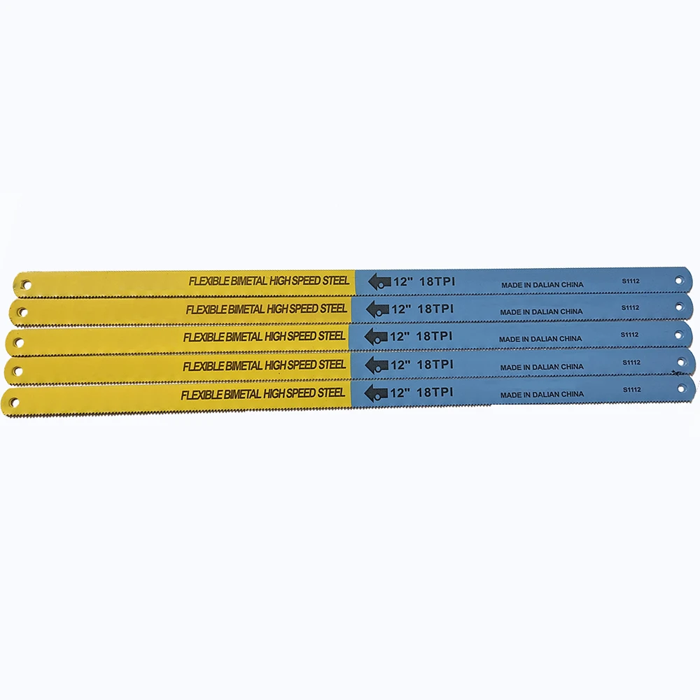 12-Inch M42 Bi-Metal Hack Saw Blade with 24 Teeth Laser Welded Industrial Grade for Wood and Metal Cutting OEM Customizable