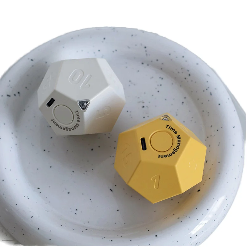 12-Sided Plastic Countdown Timer for Use in the Kitchen 12 modes for better time management Multi-sided digital countdown timer