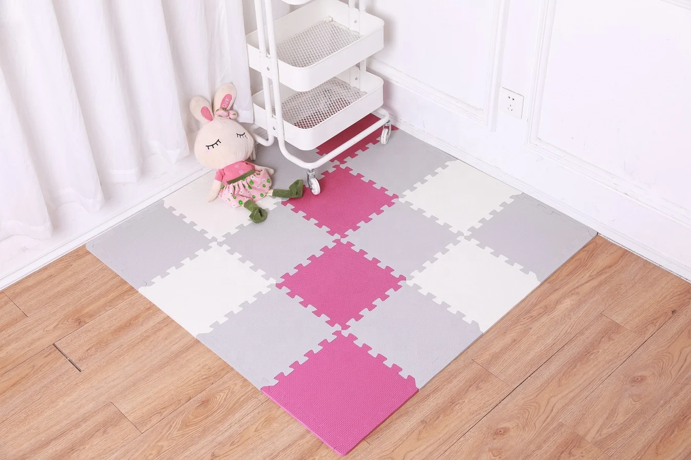
16pcs Non Toxic Baby Play Mat Soft Foam Puzzle Mat 12x12