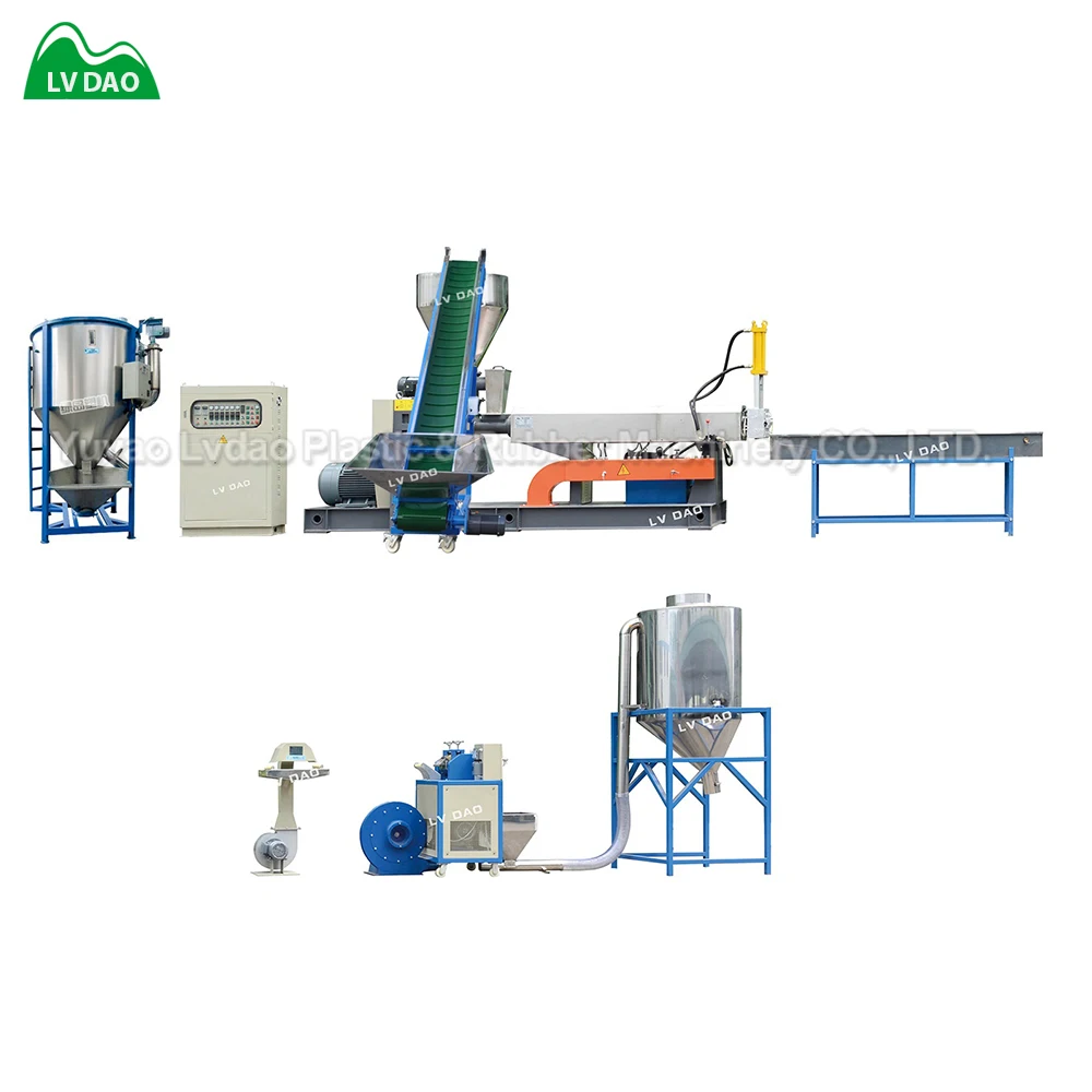 
hot sale economical hard scrap pelletizing machine line for abs pp 