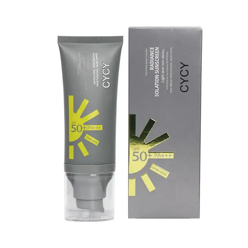 CYCY Sport Spf 50+ Mineral Sunscreen Broad Spectrum Uva/Uvb Sun Protection Water Resistant Sun Cream Reef  Sunscreen Lotion