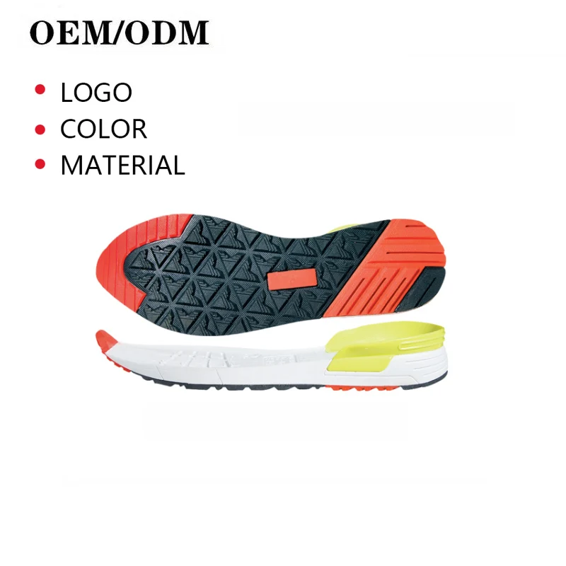 Wholesale Cheap Eva Rubber Outsole Men Women Casual Sneaker Sole Making Your Own Shoes Soles
