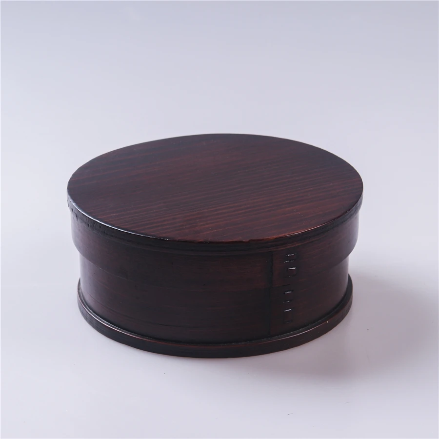 Bamboo natural wooden Lunch Box Bento Box with Internal Separator Cryptomeria Wood Food Container Japanese bento box