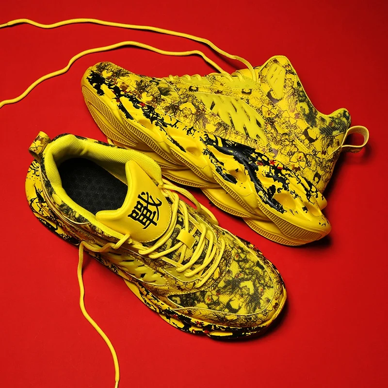 Your Logo Sneakers Custom Youka Wide Feet Sneaker Wholesale Sneaker Shoes Wholesale Price Running Air Sport Yellow Shoes
