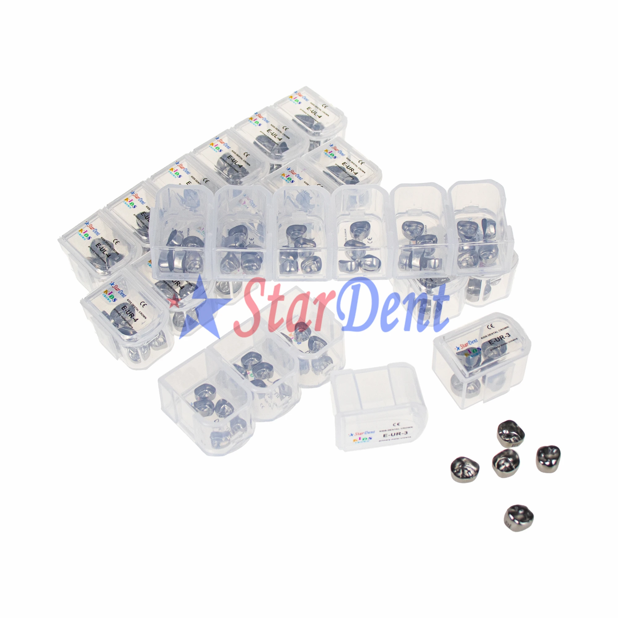 Manufacturer of Dental Temporary Crown Kids Molar Crown Orthodontic Products Dental Kid Crown