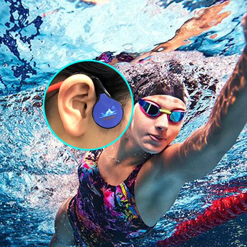 H902 Mobile Stereo Underwater Sports 7 Channels Communication Receiver Bone Conduction Headset