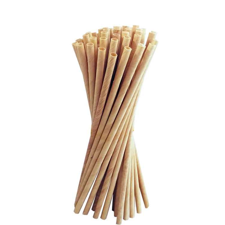 Innovative Products Wholesale 100% Natural Biodegradable Eco Friendly Straw Bar Accessories Organic Drinking Wood Straw