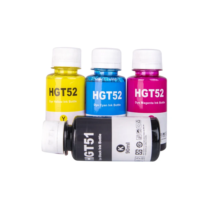 GT51 GT52 refill dye ink for HP Deskjet GT5810 GT5820 GT5830 GT5840 GT5850